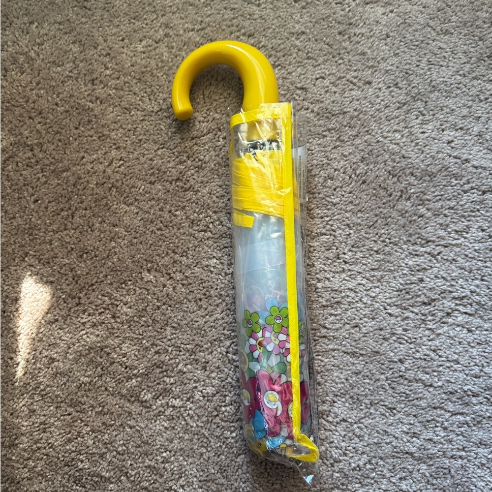 BRAND NEW Marc Jacobs x Murakami Yellow Floral Umbrella